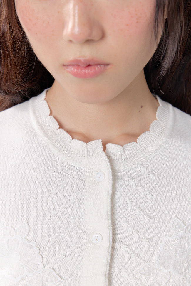 Whisper Bloom Knit Top - GW27401