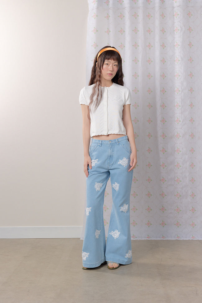 Whisper Bloom Knit Top - GW27401