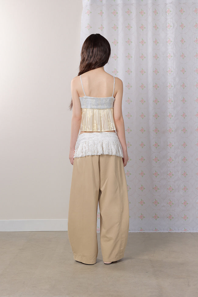 Floral Pleated Camisole - GW27424