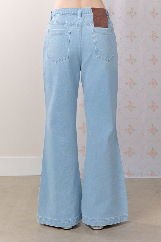 Tender Bloom Flared Jeans - GW27405