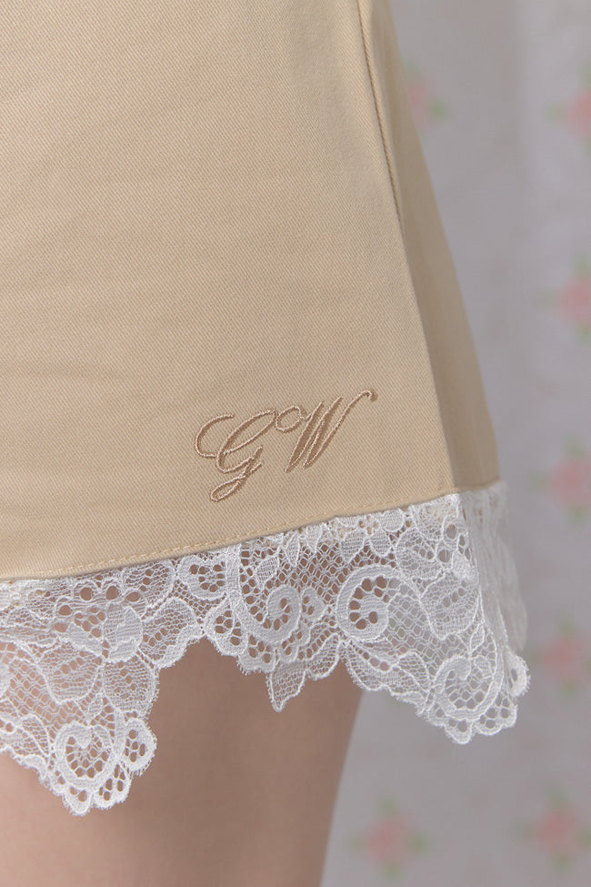 Dentelle Overlay Shorts - GW27429