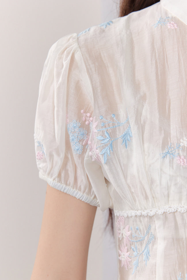 Petaline Embroidered Top - GW27448