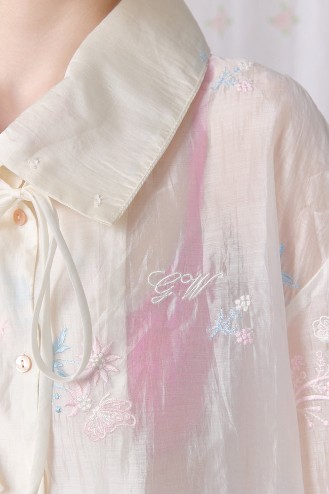Petaline Embroidered Jacket - GW27426