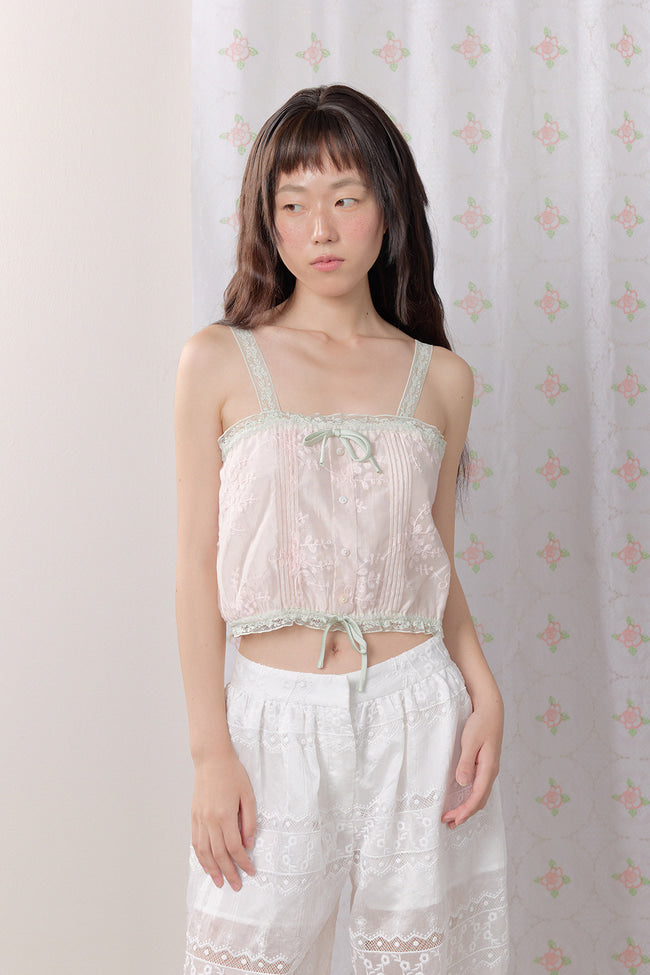 Floral Ribbon Camisole - GW27422