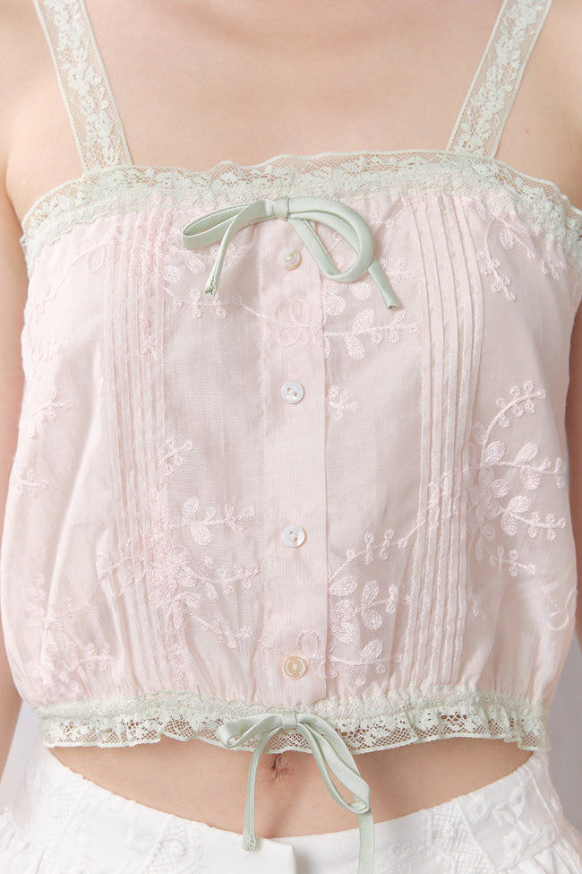 Floral Ribbon Camisole - GW27422