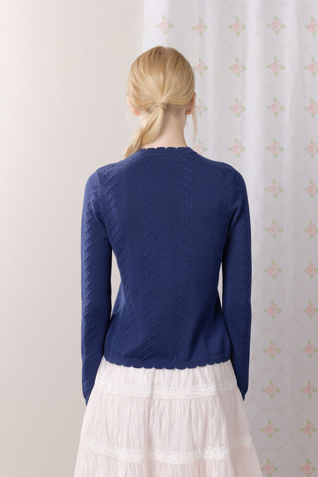 Whisper Bloom Knit Cardigan - GW27400