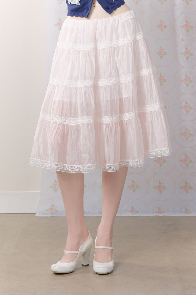 Soft Ruffle Midi Skirt - GW27446