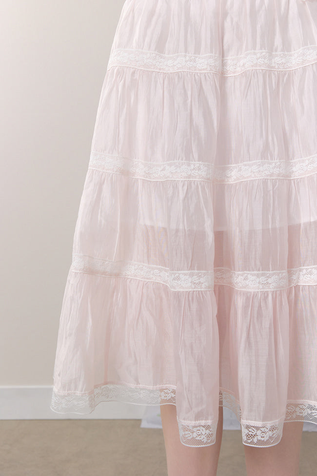 Soft Ruffle Midi Skirt - GW27446