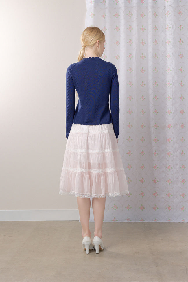 Soft Ruffle Midi Skirt - GW27446