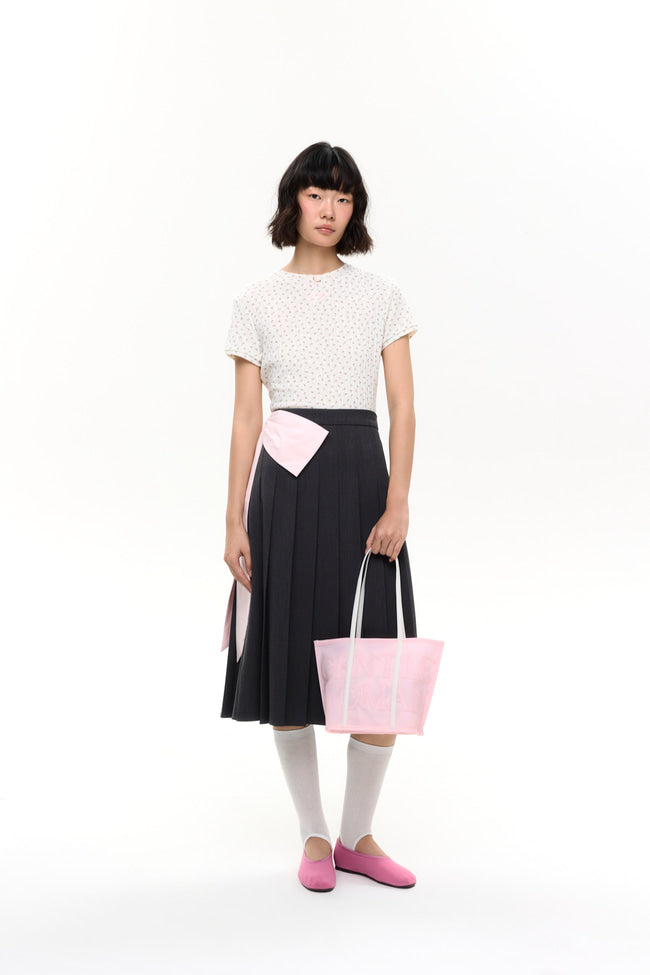 JELLY BOUNCE SHOULDER BAG: LIGHT PINK - GW28597