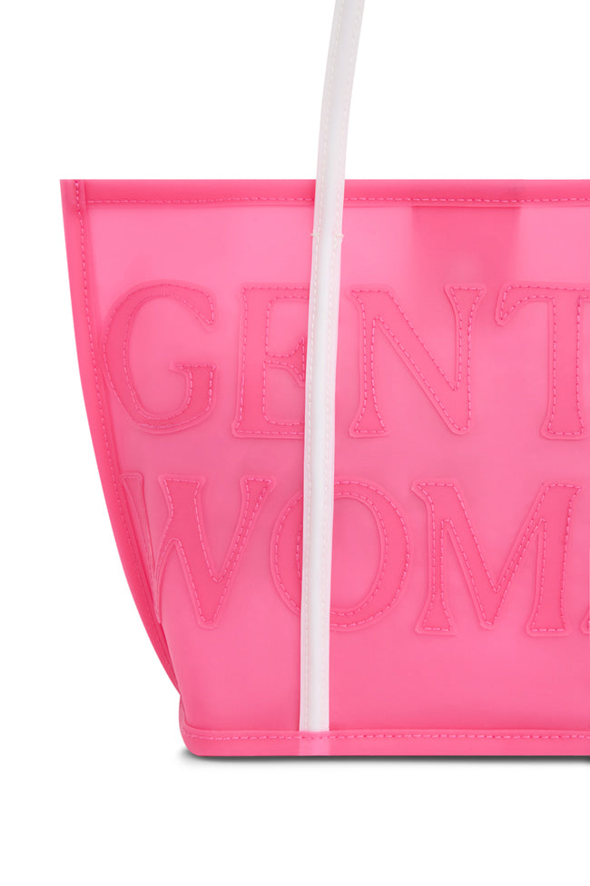 JELLY BOUNCE SHOULDER BAG: PINK - GW28598