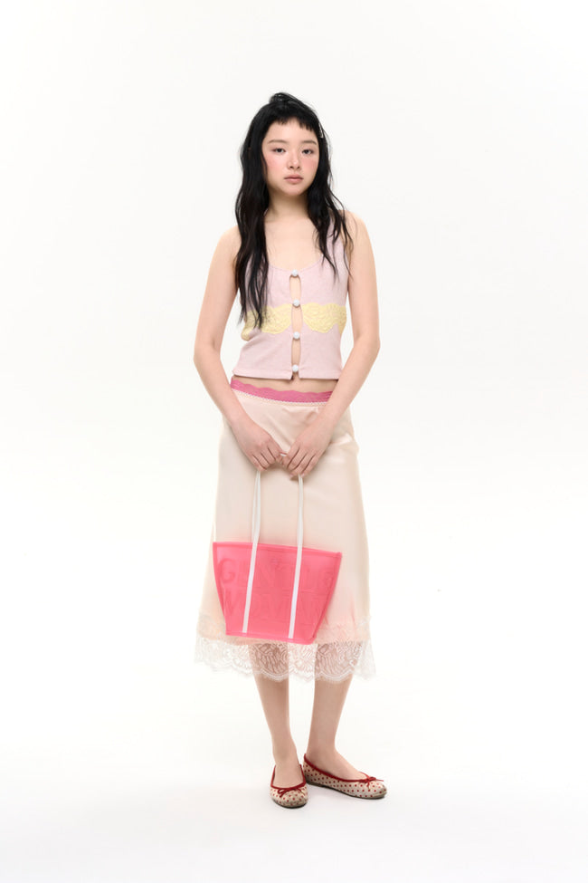 JELLY BOUNCE SHOULDER BAG: PINK - GW28598