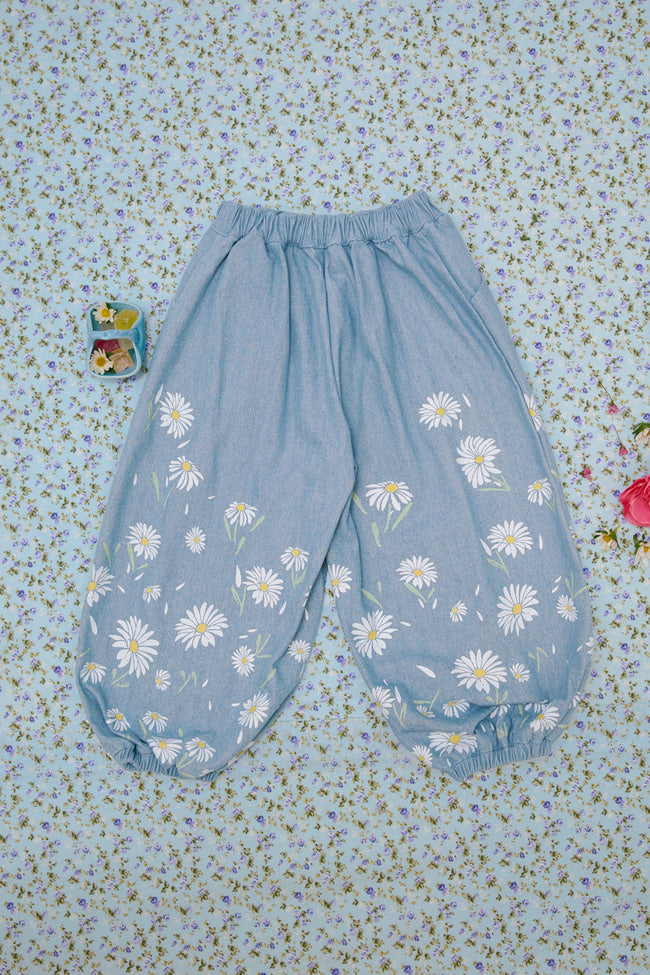 Whimsy in Motion Denim Trousers - LW22516