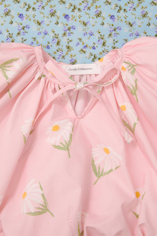 Lazy Daisy Puff Sleeve Top - LW22512