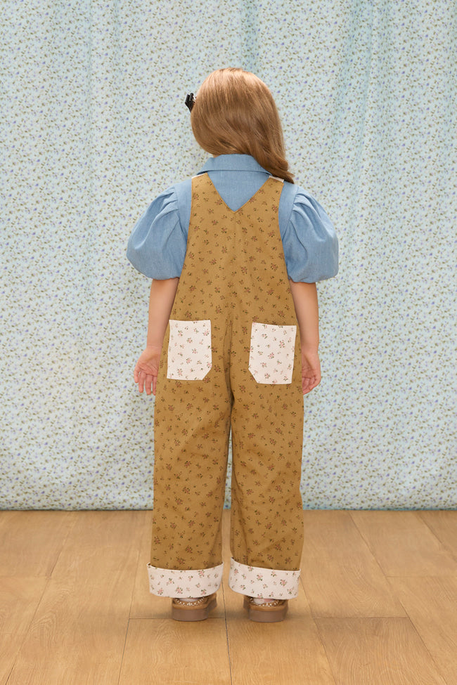 Petal Cottage Denim Jumpsuit - LW22818